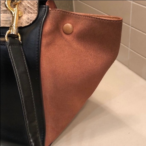 🛍TRADED!!🛍Céline RARE Python Mixed Media Trapeze - Picture 6 of 7